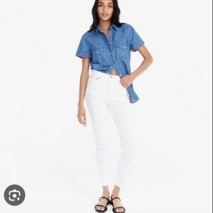 J. Crew Women's High Rise Jeans - White